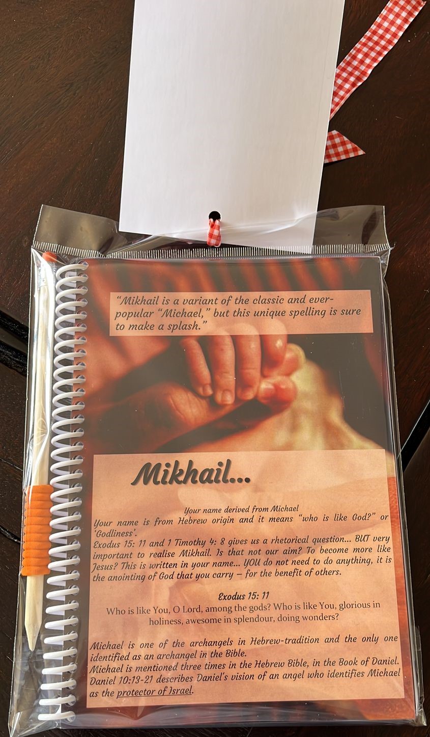 A5 - 50 page - baby journal